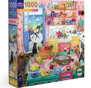 EeBoo eeBoo Pink Kitchen Puzzle 1000pcs