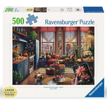 Ravensburger Ravensburger Cozy BoHo Studio Large Format Puzzle 500pcs