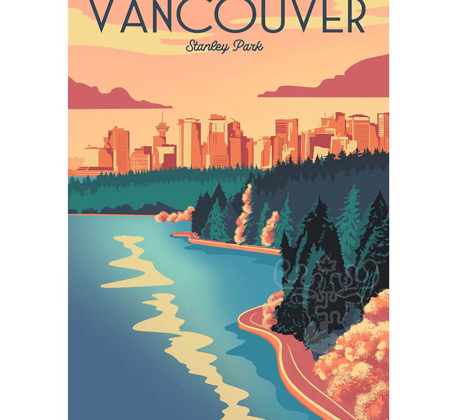 Villager Vancouver Sunset Puzzle 1000pcs