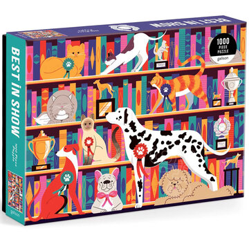 Galison FINA L SALE Galison Best In Show Puzzle 1000pcs