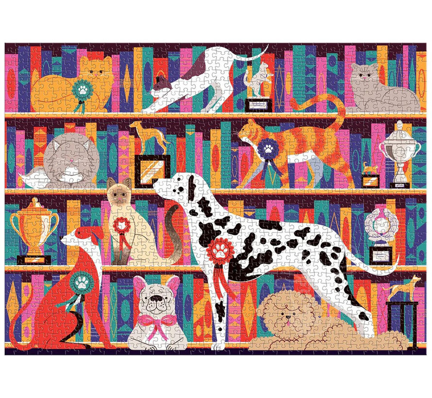 FINA L SALE Galison Best In Show Puzzle 1000pcs