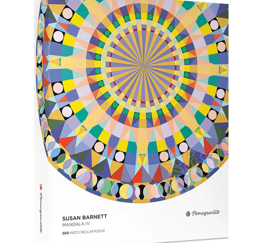 Pomegranate Barnett, Susan: Mandala IV Circular Puzzle 500pcs