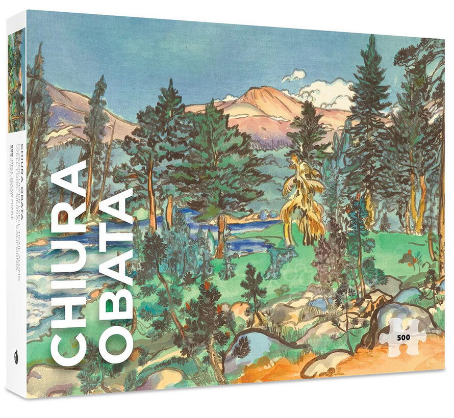 Pomegranate Obata, Chiura Clouds, Upper Lyell Trail Along Lyell Fork, Sierra, California Puzzle 500pcs