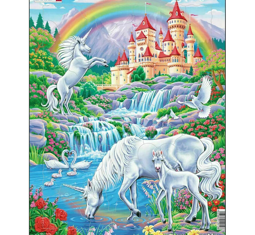 Larsen Unicorns  Tray Puzzle 32pcs