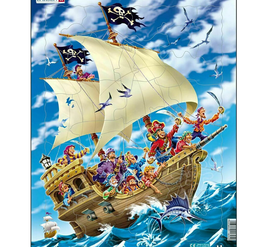 Larsen Pirates Tray Puzzle 30pcs
