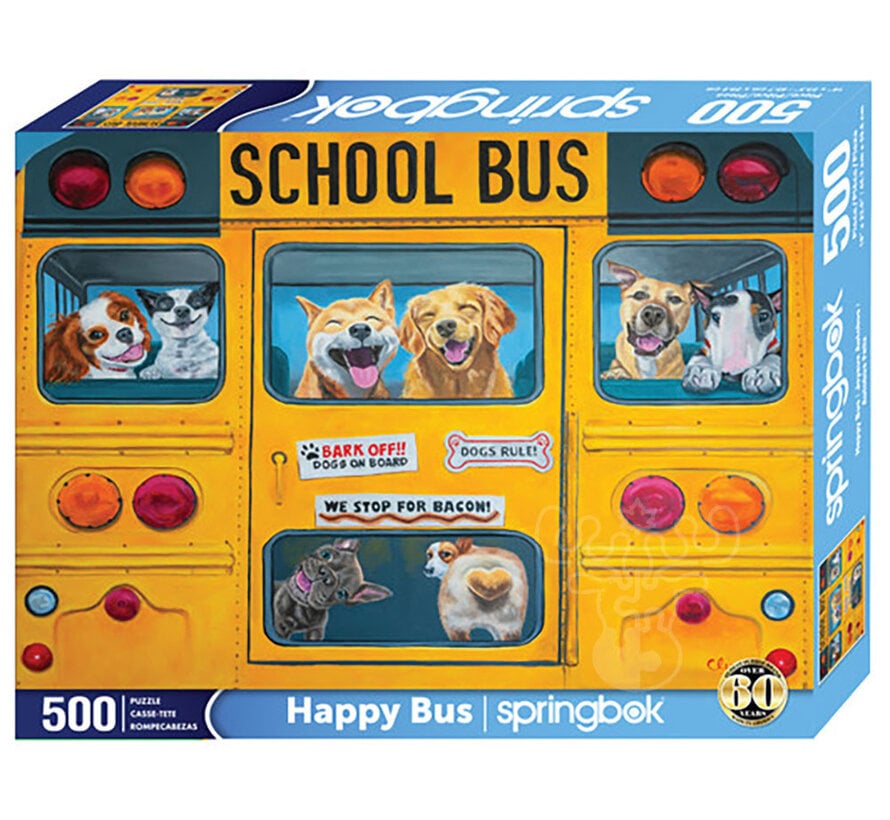 Springbok Happy Bus Puzzle 500pcs