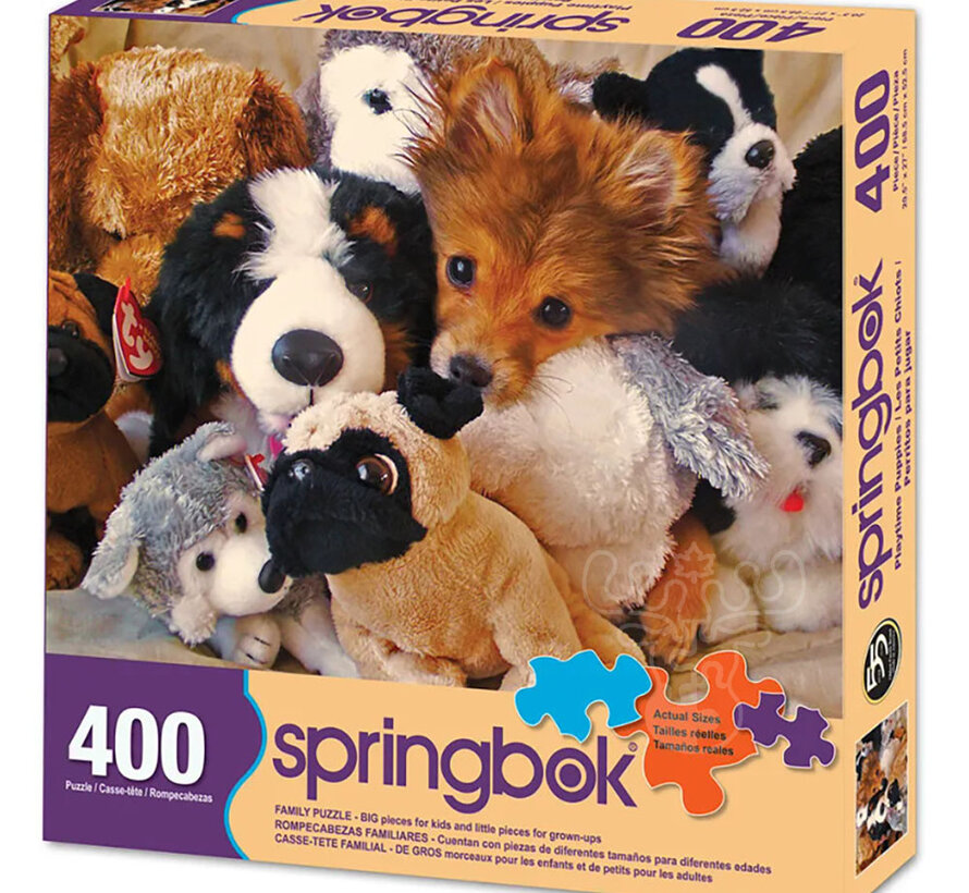Springbok Playtime Puppies Family Puzzle 400pcs