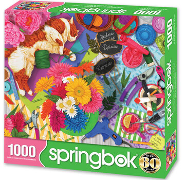 Springbok Springbok Flower Shop Feline Puzzle 1000pcs