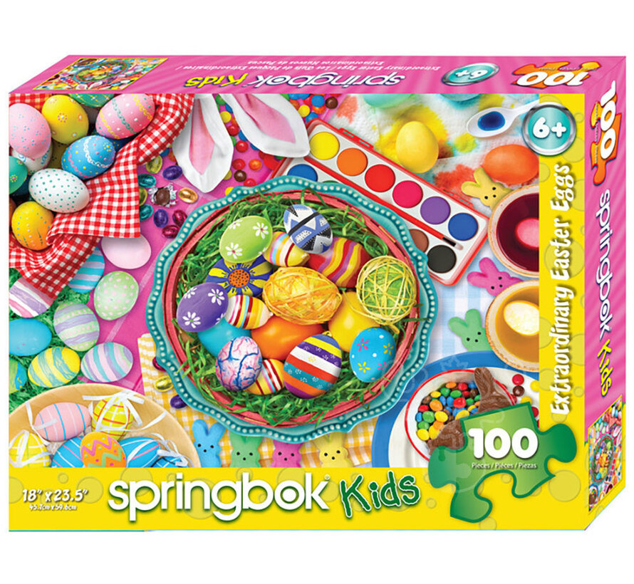 Springbok Extraordinary Easter Eggs Puzzle 100pcs
