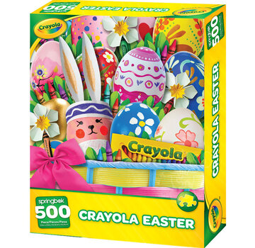 Springbok Springbok Crayola's Colorful Easter Eggs Puzzle 500pcs
