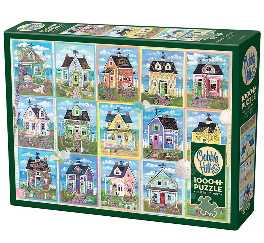 Cobble Hill Seaside Cottages Puzzle 1000pcs