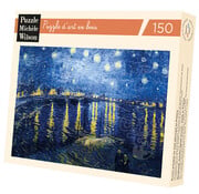 Puzzle Michèle Wilson Michèle Wilson Van Gogh: Starry Night Over the Rhone Wood Puzzle 150pcs