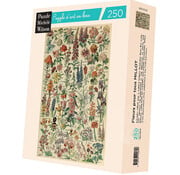 Puzzle Michèle Wilson Michèle Wilson Millot: Flowers For All Wood Puzzle 250pcs