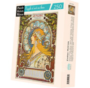 Puzzle Michèle Wilson Michèle Wilson Mucha: Zodiac Wood Puzzle 250pcs