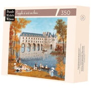Puzzle Michèle Wilson Michèle Wilson Delacroix: Chenonceau Castle Wood Puzzle 350pcs