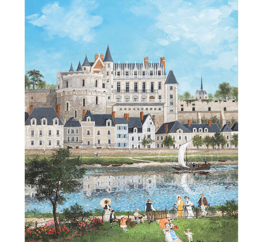 Michèle Wilson Delacroix: Amboise Castle Wood Puzzle 500pcs