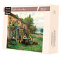 Michèle Wilson Knight: Coffee in the Garden Wood Puzzle 350pcs