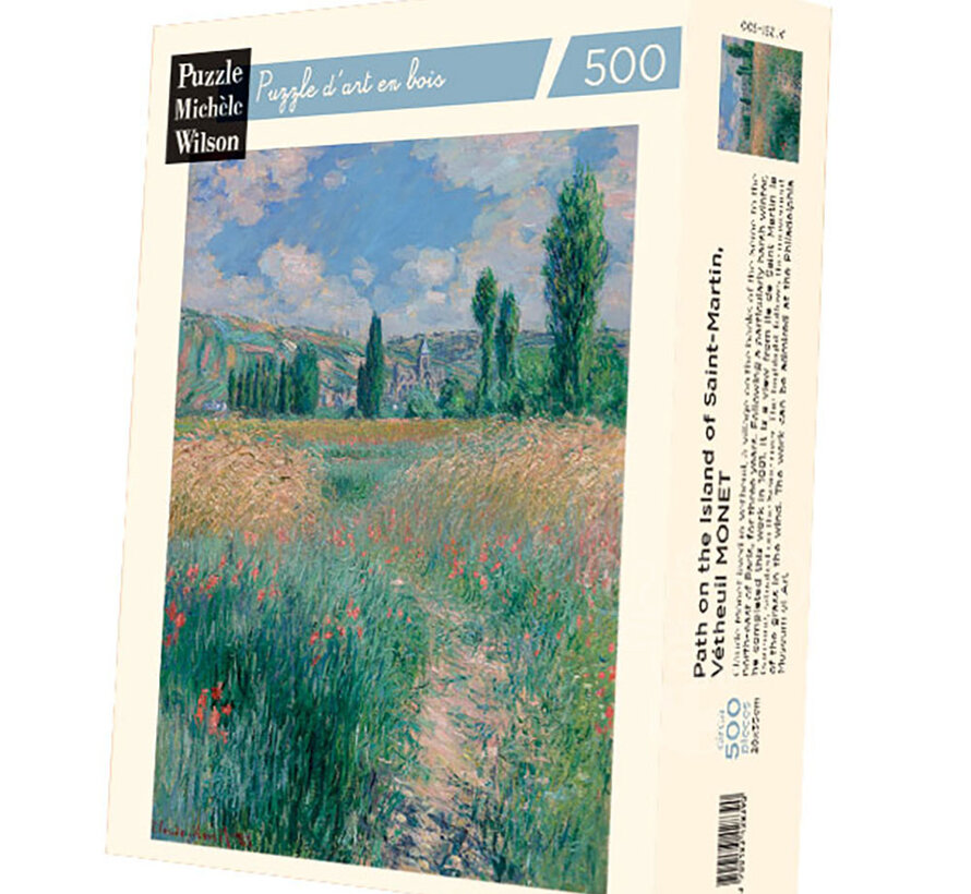 Michèle Wilson Monet: Path in Vétheuil Wood Puzzle 500pcs