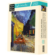 Puzzle Michèle Wilson Michèle Wilson Van Gogh: Cafe Terrance at Night Wood Puzzle 250pcs
