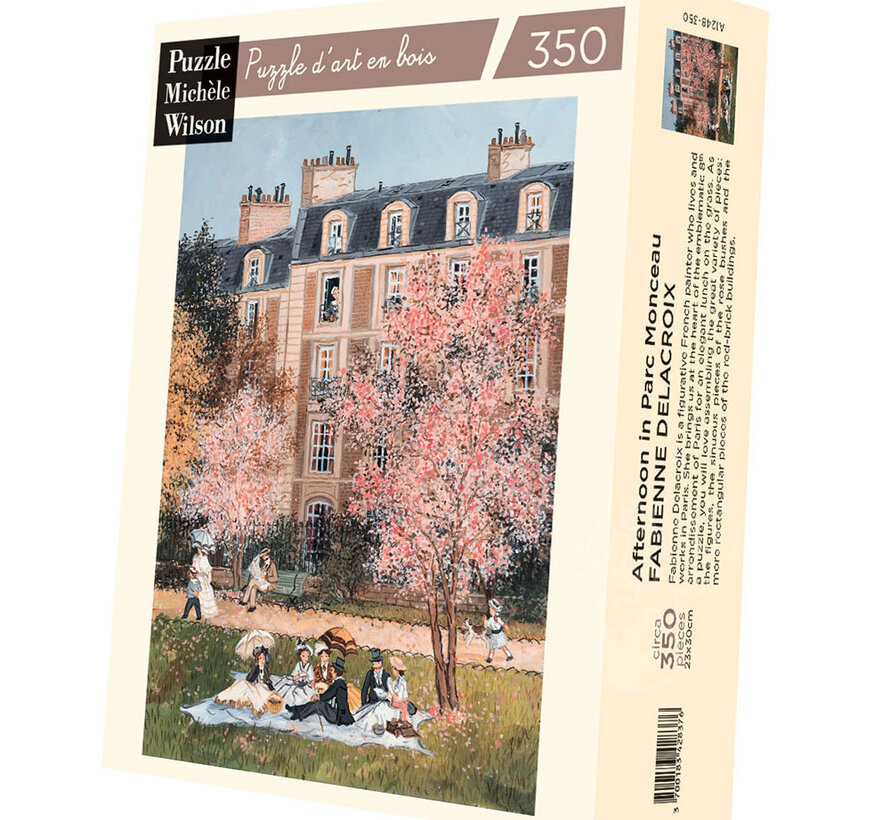 Michèle Wilson Delacroix: Afternoon in Parc Monceau Wood Puzzle 350pcs