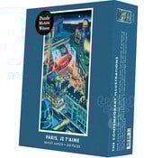 Puzzle Michèle Wilson Michèle Wilson Contemporary Illustrations Aupoix: Paris, I Love You Wood Puzzle 500pcs