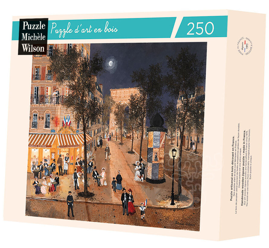 Michèle Wilson Delacroix: Near the Place de l'Etoile Wood Puzzle 250pcs