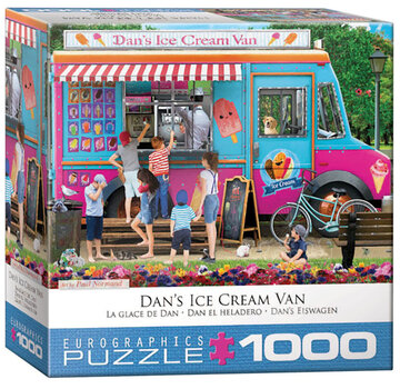 Eurographics FINAL SALE Eurographics Normand: Dan's Ice Cream Van Puzzle 1000pcs