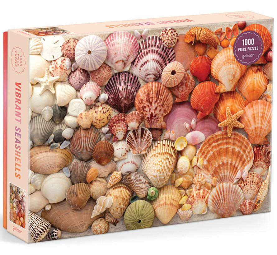 Galison Vibrant Seashells Puzzle 1000pcs