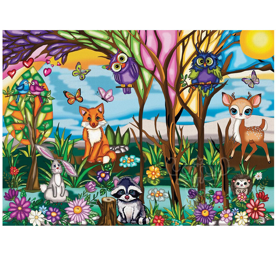 JaCaRou Friendly Forest Harmony Puzzle 1000pcs