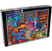 JaCaRou Puzzles FINAL SALE JaCaRou Travelling Puzzle 1000pcs
