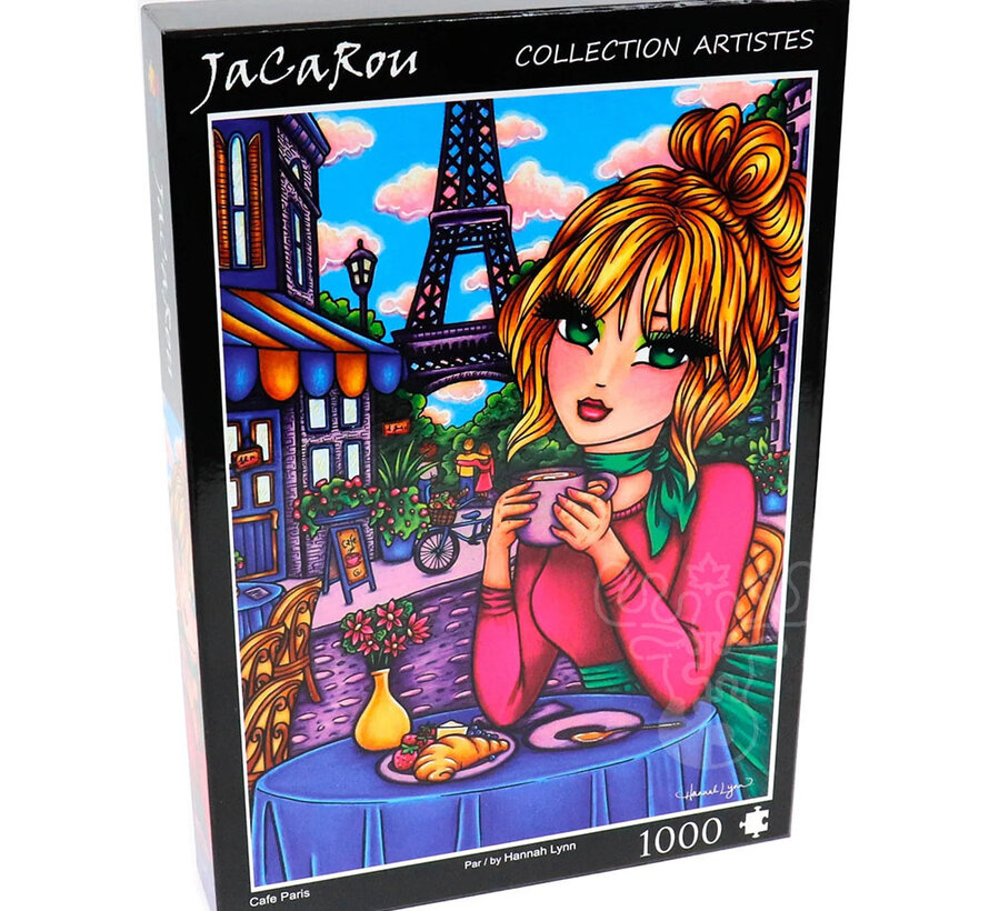 JaCaRou Cafe Paris Puzzle 1000pcs