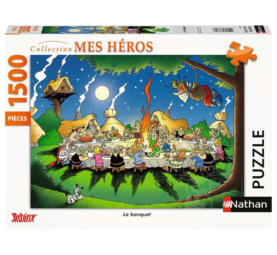 Nathan Astérix Le Banquet Puzzle 1500pcs