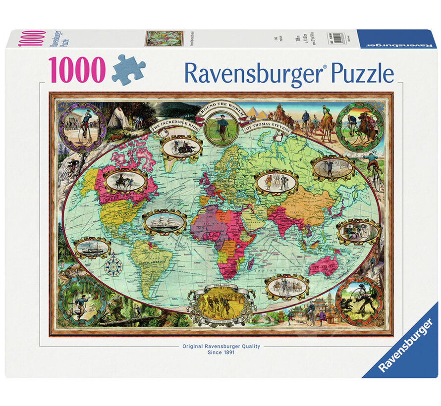 Ravensburger Bicycle Ride Around the World Puzzle 1000pcs