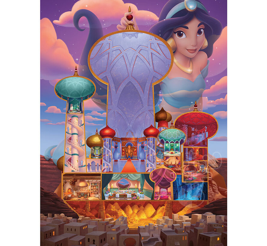 Ravensburger Disney Castles: Jasmine Puzzle 1000pcs