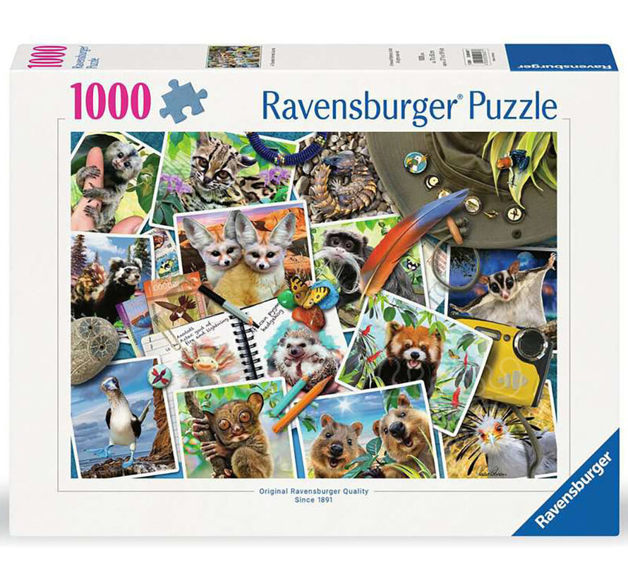 Ravensburger A Traveler's Animal Journal Puzzle 1000pcs