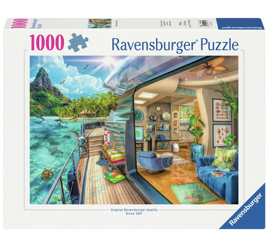 Ravensburger Tropical Island Charter Puzzle 1000pcs