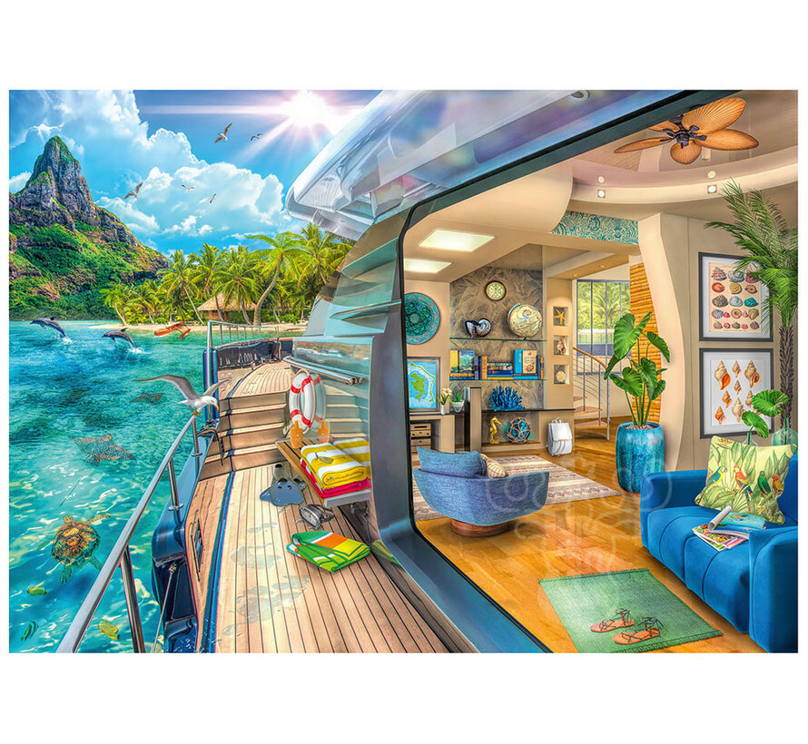 Ravensburger Tropical Island Charter Puzzle 1000pcs