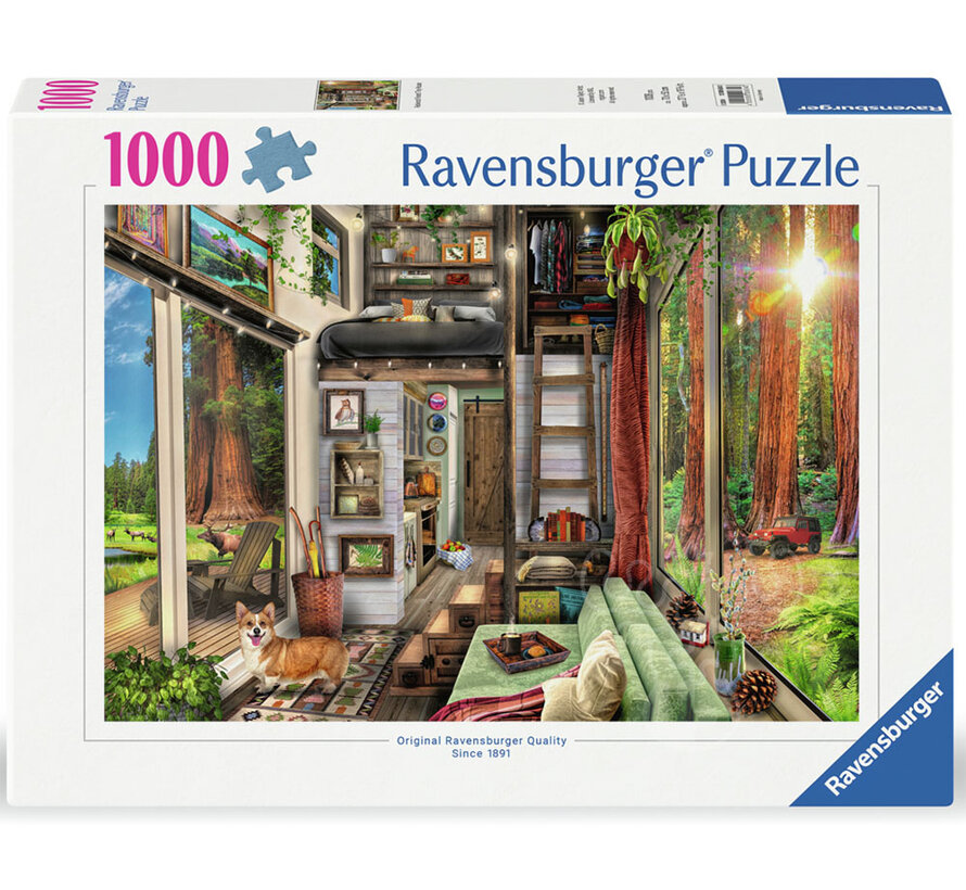 Ravensburger Redwood Forest Tiny House Puzzle 1000pcs