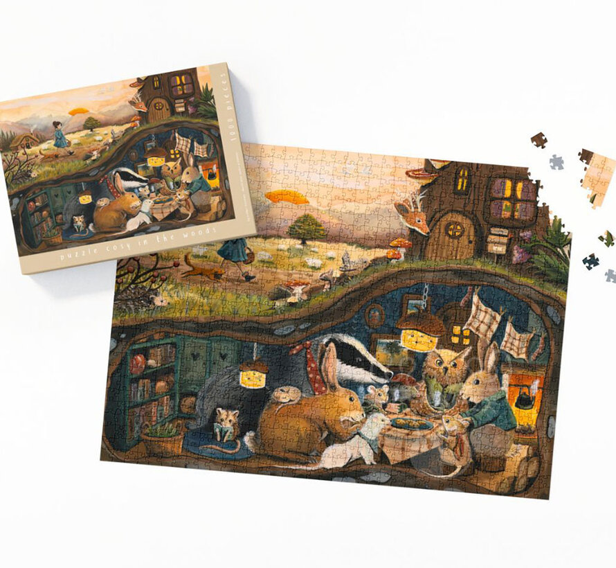 Esther Bennink Cosy In the Woods Puzzle 1000pcs