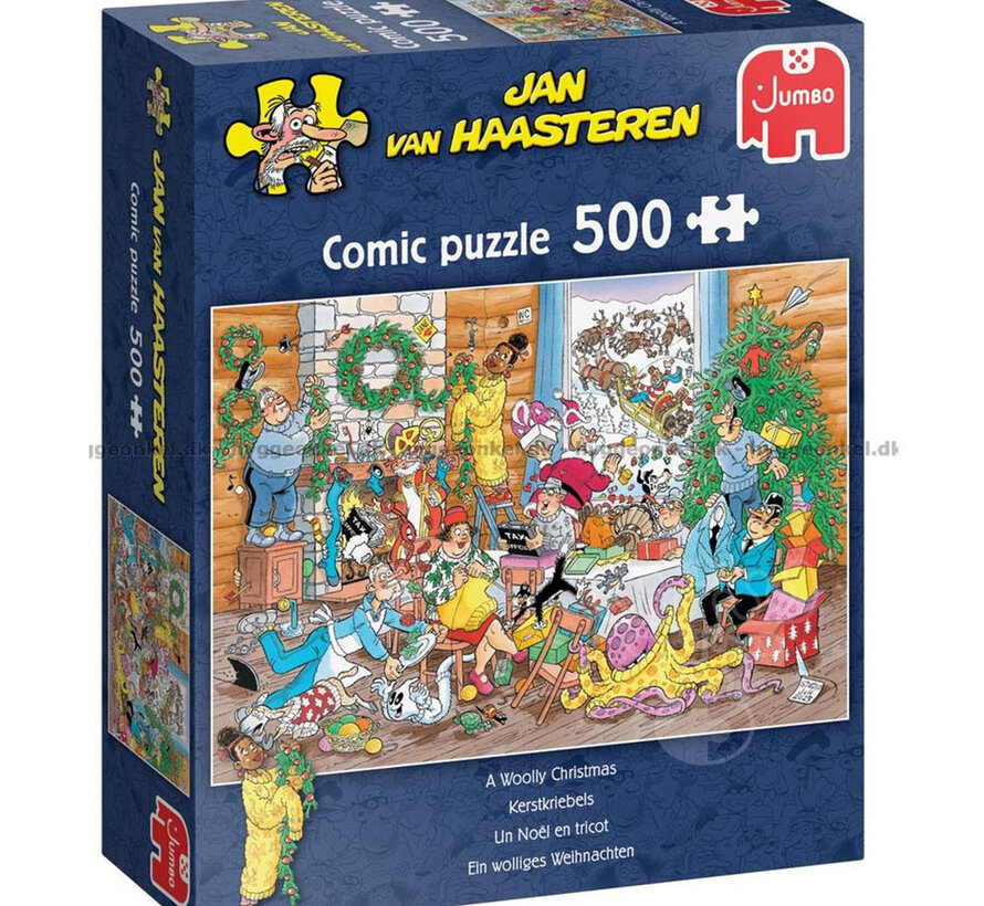 Jumbo Jan van Haasteren - A Woolly Christmas Puzzle 500pcs