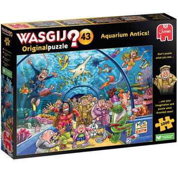 Jumbo Jumbo Wasgij Original 43 Aquarium Antics! Puzzle 1000pcs
