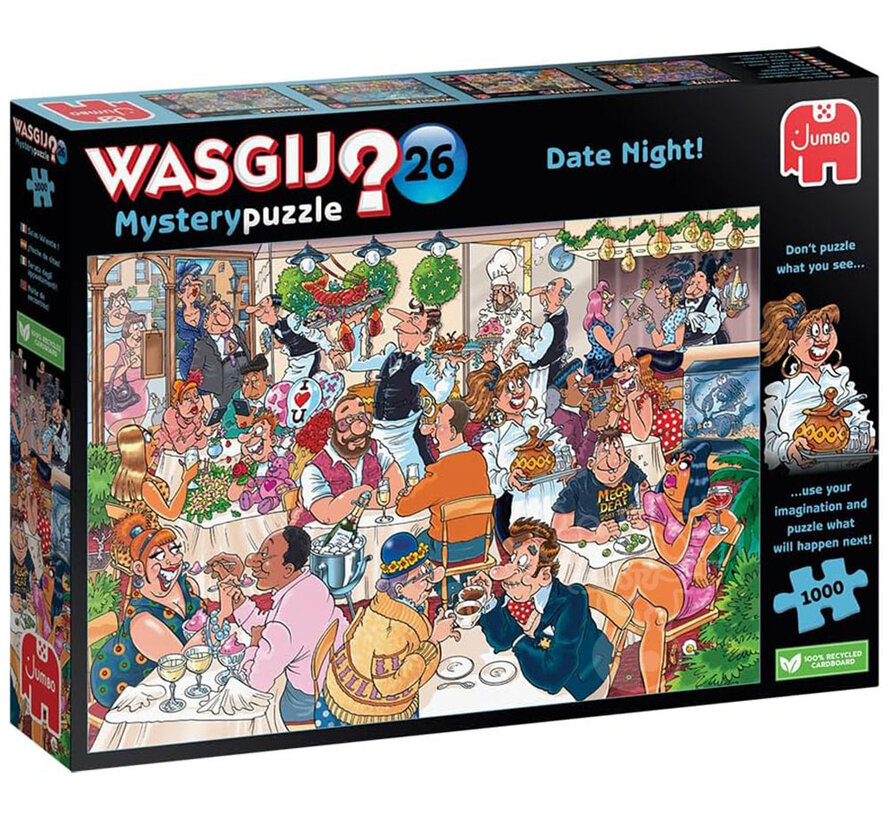 Jumbo Wasgij Mystery 26 Date Night! Puzzle 1000pcs