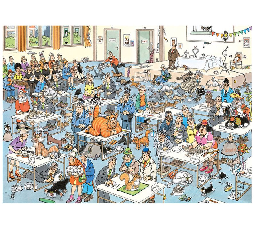Jumbo Jan van Haasteren - The Cat Pageantry Puzzle 2000pcs