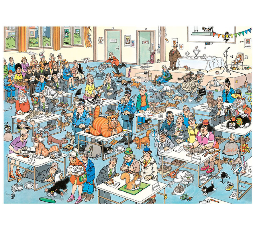 Jumbo Jan van Haasteren - The Cat Pageantry Puzzle 1000pcs