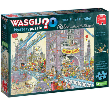 Jumbo Jumbo Wasgij Mystery Retro 8 The Final Hurdle! Puzzle 1000pcs