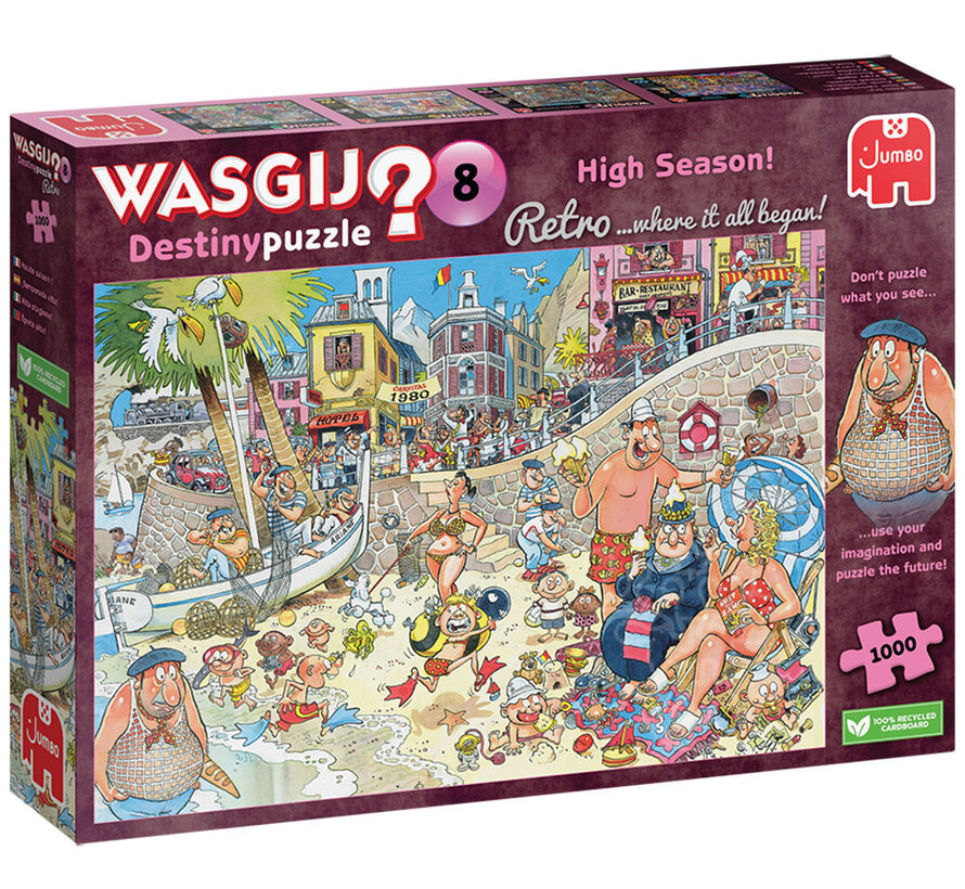 Jumbo Wasgij Destiny Retro 8 High Season! Puzzle 1000pcs