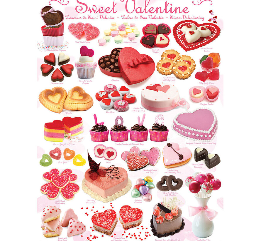 Eurographics Food: Sweet Valentine Puzzle 1000pcs