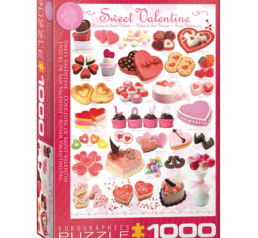 Eurographics Food: Sweet Valentine Puzzle 1000pcs