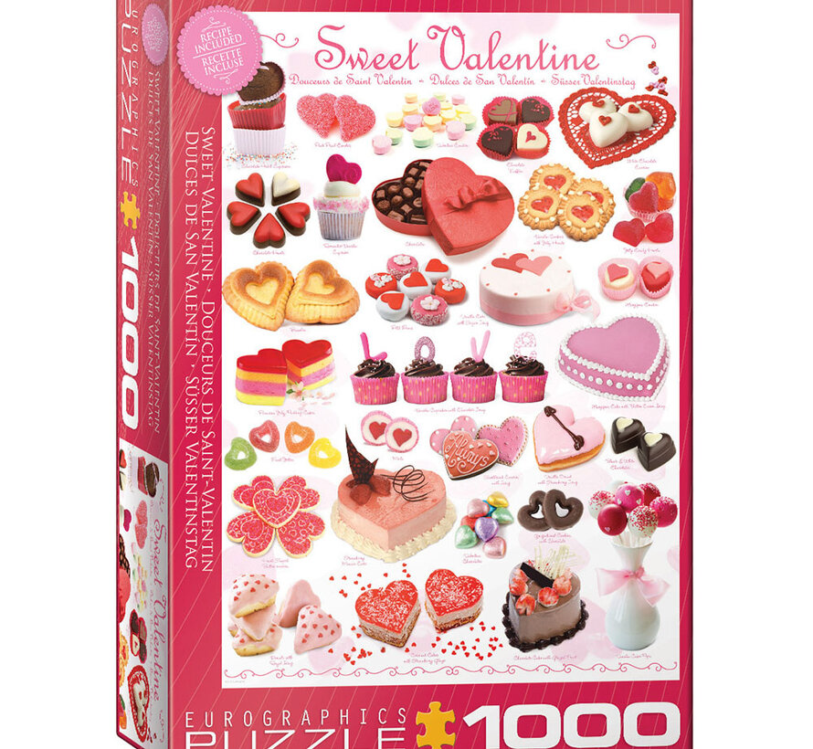 Eurographics Sweet Valentine Puzzle 1000pcs