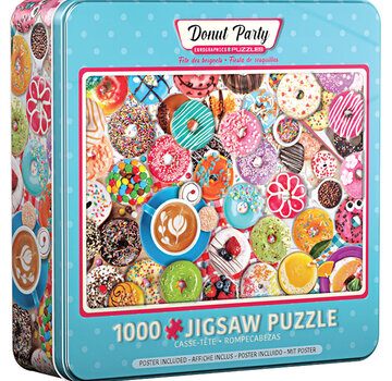 Eurographics FINAL SALE Eurographics Donut Party Puzzle 1000pcs Tin